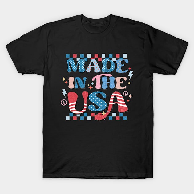 Made in United States 4th July T-Shirt by Teewyld